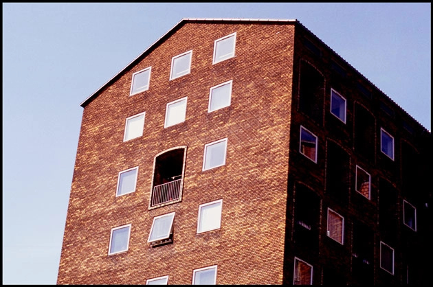 Dronningegården En solitær altan
