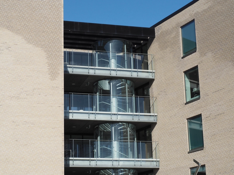 Kastanjehaven Indvendig spiraltrappe