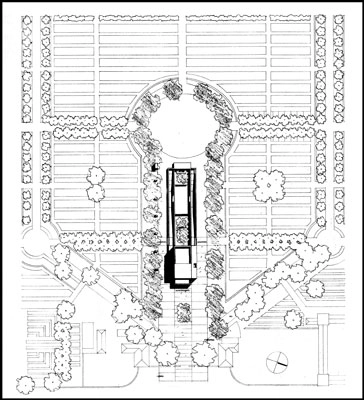 Bispebjerg Krematorium Situationsplan