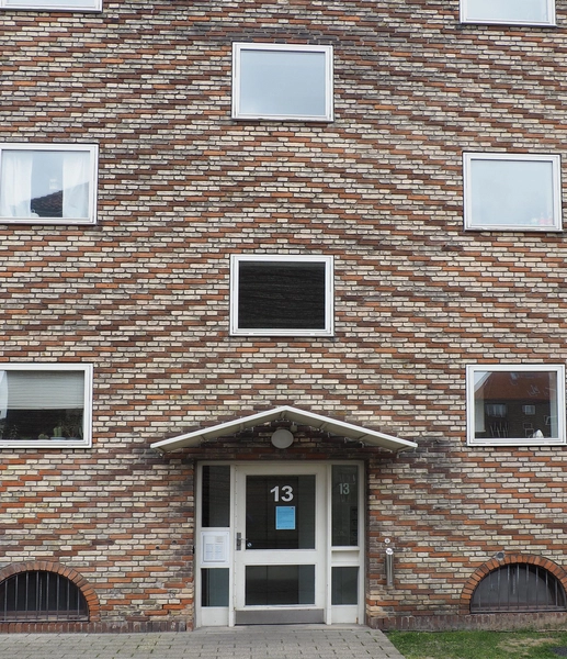 Fogedgården Mønstermurværk ved indgangsparti