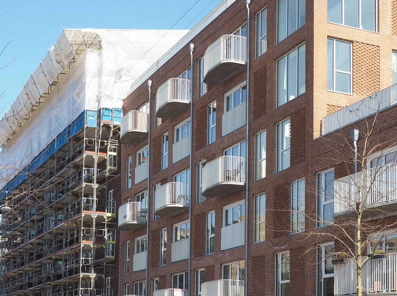 Søndermarkshus Facaden mod Gammel Jernbanevej