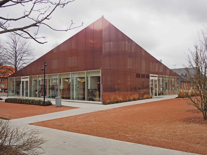 Kunstens Hus Facadehjørne mod NV