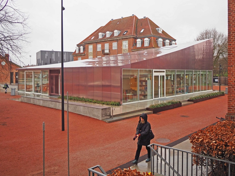 Kunstens Hus Facadehjørne mod N