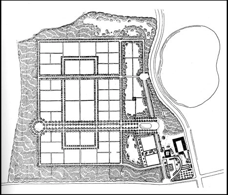 Mariebjerg kirkegård Plan