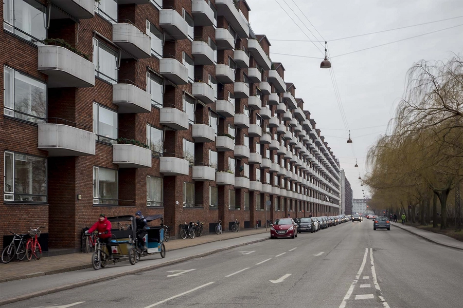Vestersøhus Bygingen set fra nord