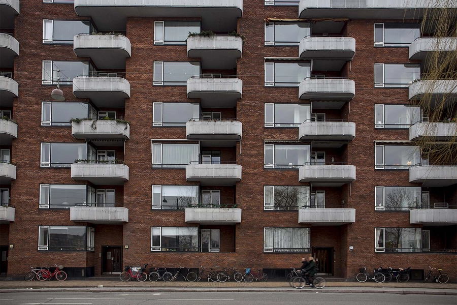 Vestersøhus Facadeudsnit