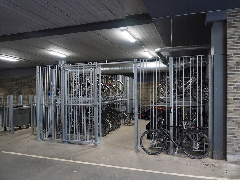 Ørsteds Haver, H.C. Ørsteds Vej 25-27 Cykrlparkering
