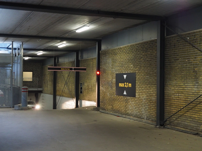 Ørsteds Haver, H.C. Ørsteds Vej 25-27 Nedkørsel til parkeringskælder