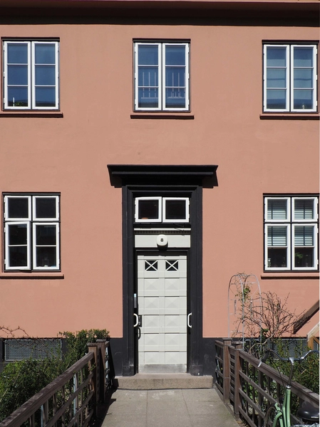 Den Sønderjyske By Indgangsparti til hovedtrappe