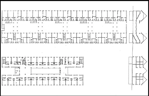 Nybodergården Plan og snit
