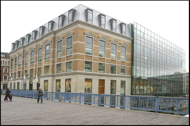 Sankt Clemensborg Facade mod Århus Å