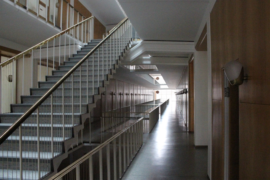 Aarhus Rådhus Kontorfløj, svalegang