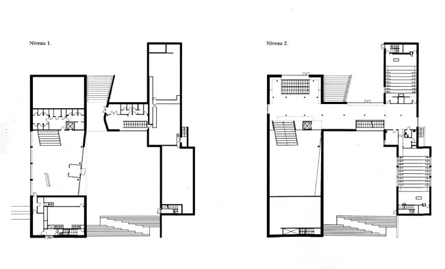 Auditoriehuset, Århus Universitet Plan