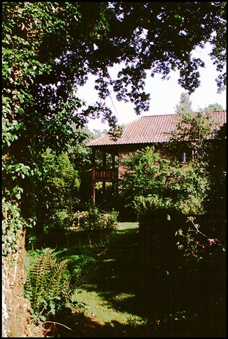 Hus ved Randkløve Den hævede veranda