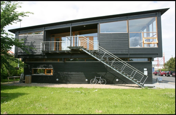 Multifunktionelt træhus Gavl