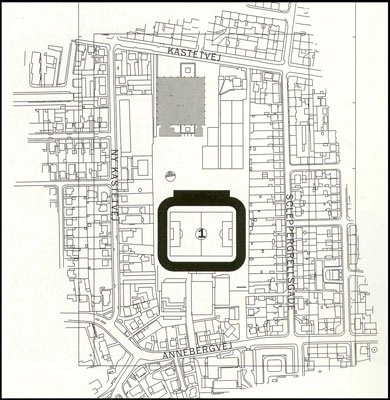 Aalborg Stadion Situationsplan