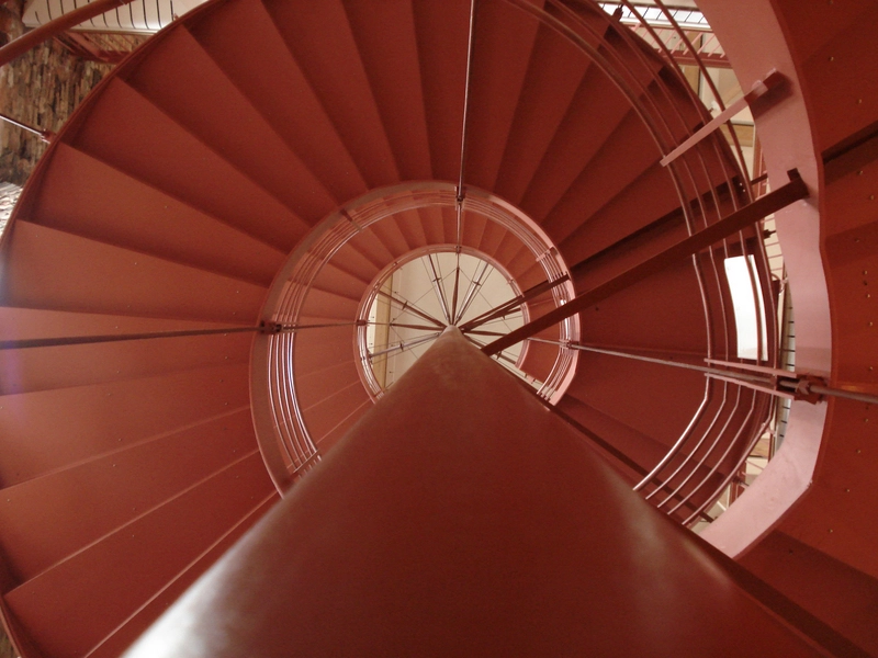 Koldinghus Detalje ny metaltrappe