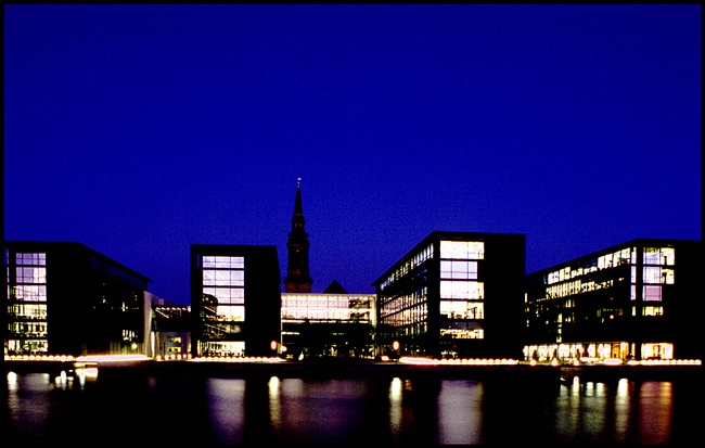 Nordea tdl. Unibanks Hovedsæde Natbillede