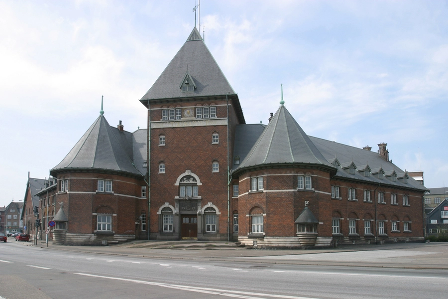 Aarhus Toldkammer Indgangsparti