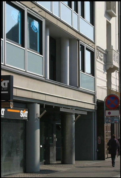 Panoptikon Facadeudsnit med indgang