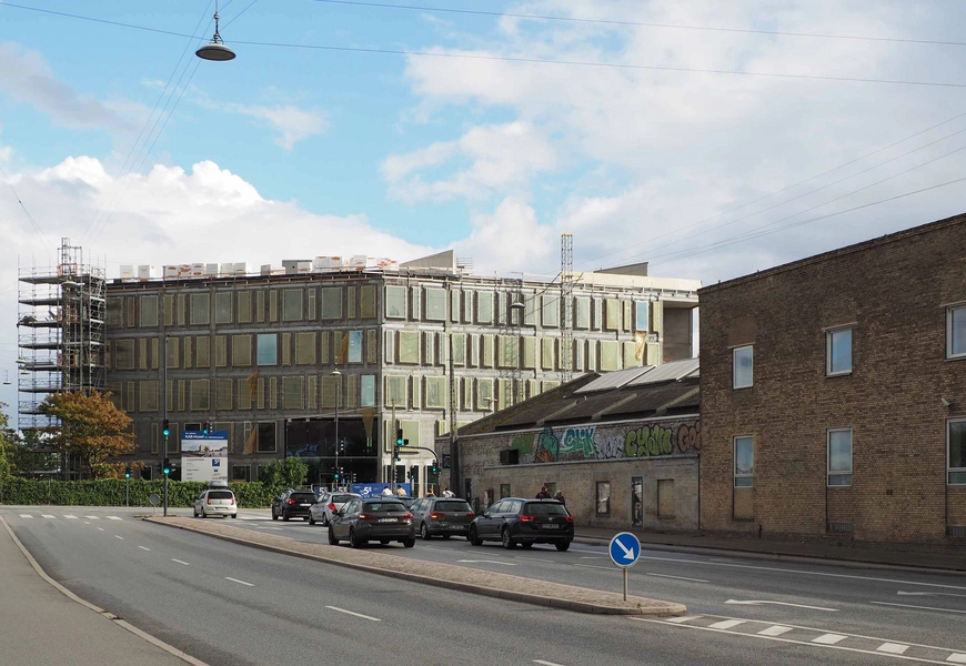 KAB Huset Fotograferet i 2020 under opførelsen.