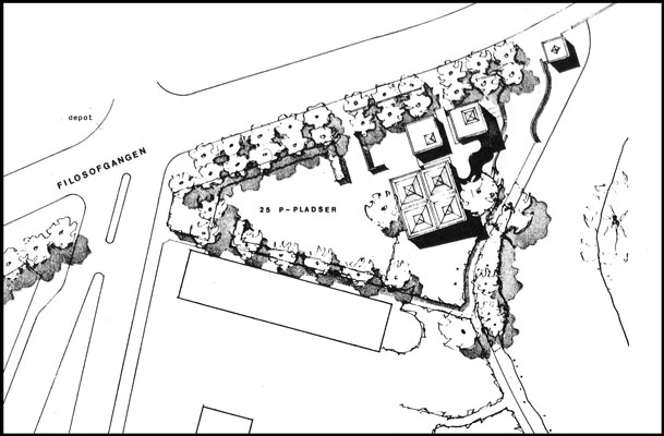 Filosofgangen Situationsplan