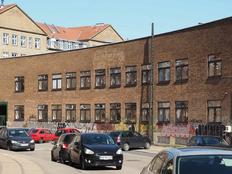 Hermodsgade 26-28 Fotograferet i 2020 af Martin Toft Burchardi Bendtsen før ombygning.