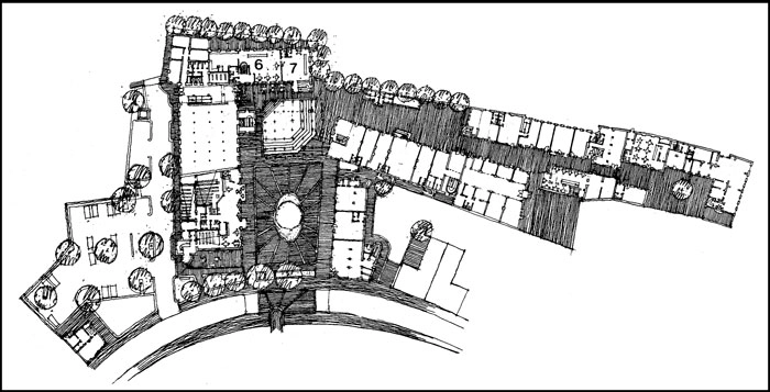 Brandts Klædefabrik 1989 Situationsplan
