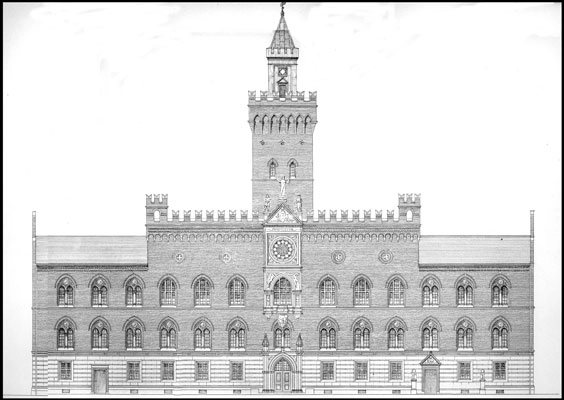 Odense Rådhus Facade, Gl. Rådhus