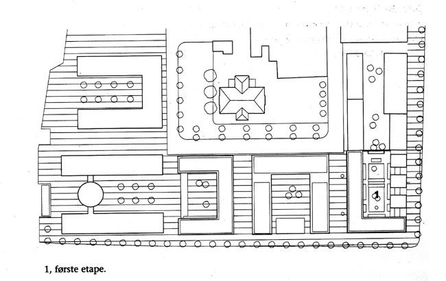 Enhjørningens Gård Situationsplan