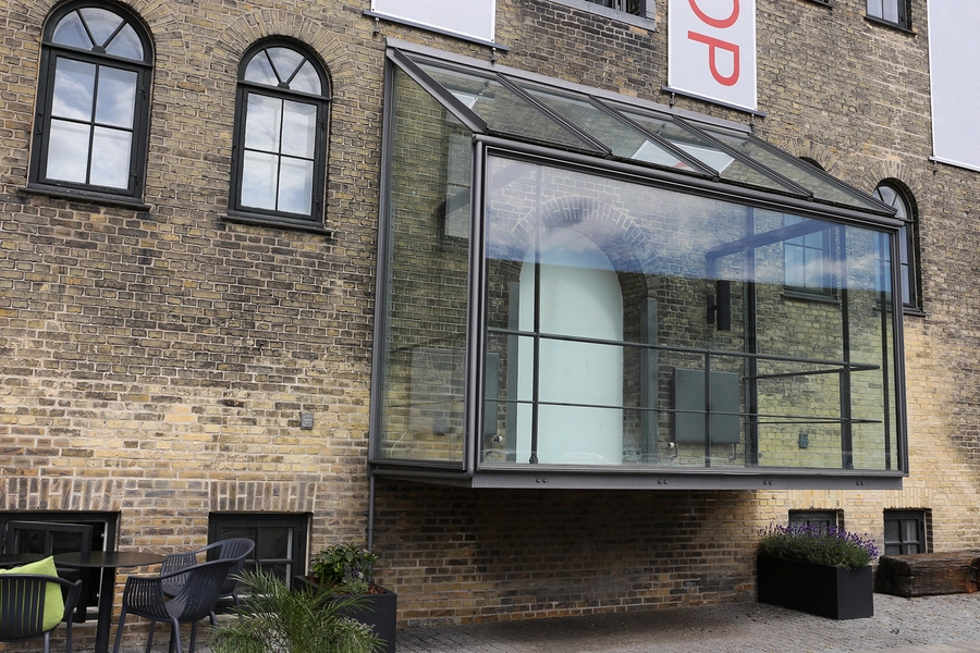 Gammel Dok Facadeudsnit, karnap