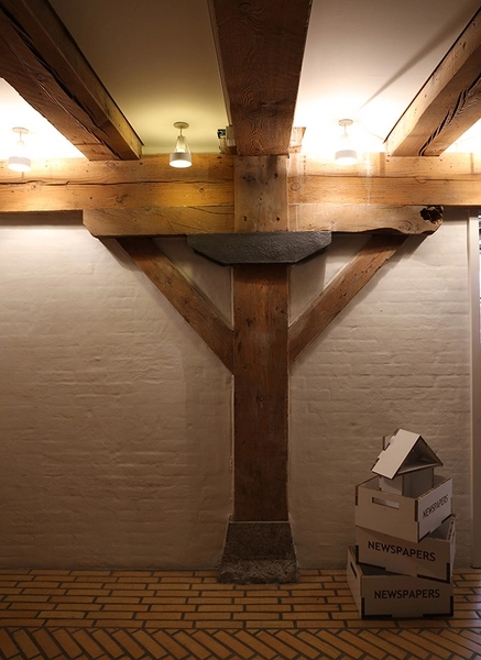 Gammel Dok Detalje, konstruktion, kælder