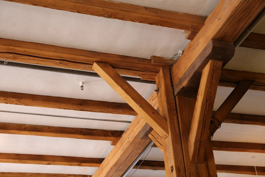 Gammel Dok Detalje, konstruktion, loft