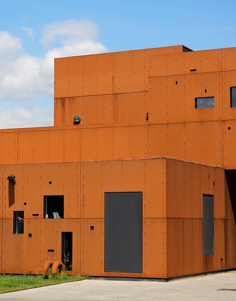 Gentofte Genbrugsstation Facadeudsnit