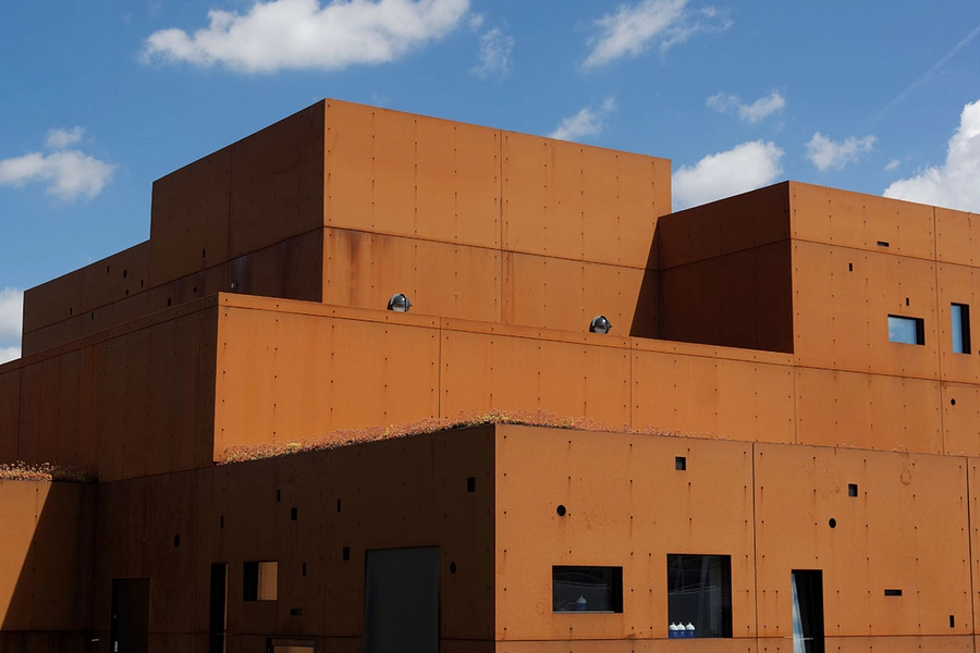 Gentofte Genbrugsstation Facadeudsnit