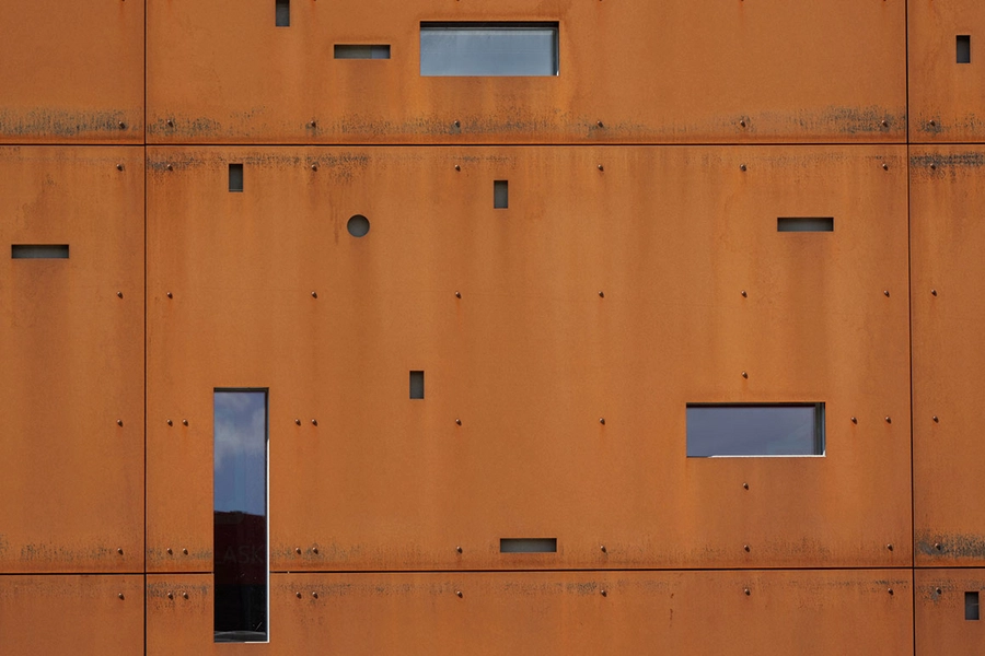 Gentofte Genbrugsstation Detalje, facade