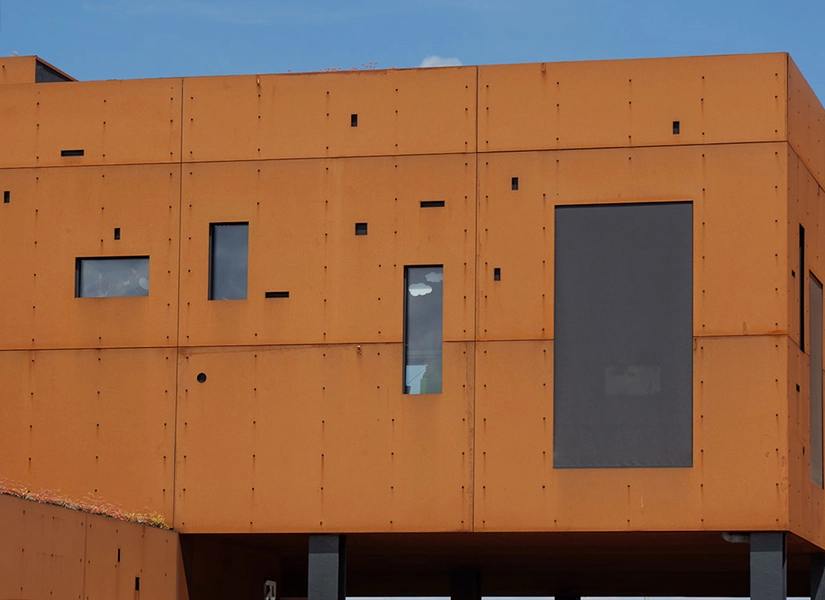 Gentofte Genbrugsstation Facadeudsnit