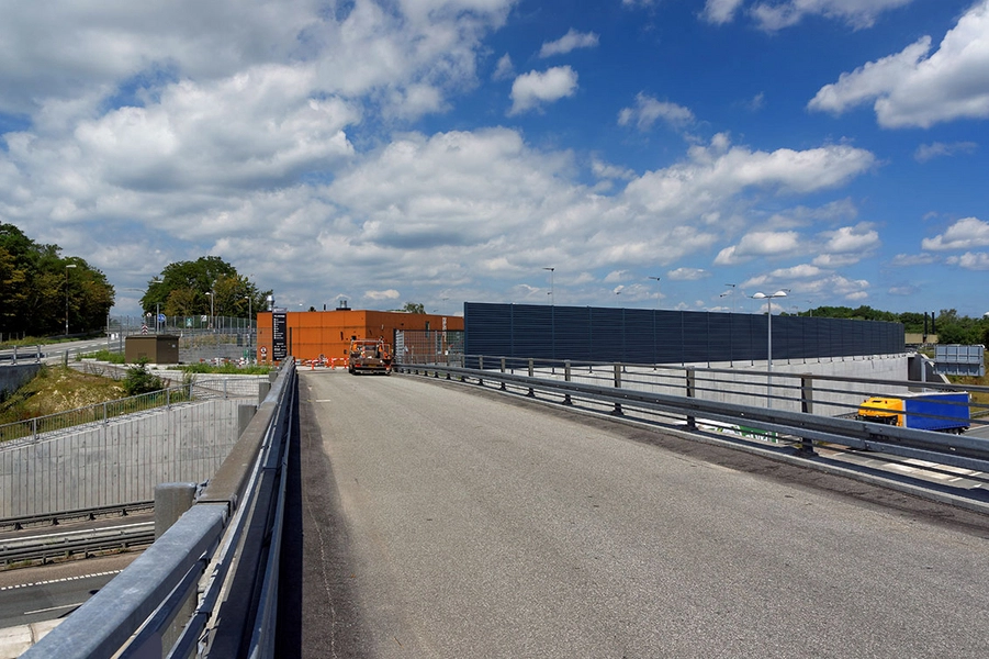 Gentofte Genbrugsstation Genbrugsstationen set fra Ørnegårdsvej