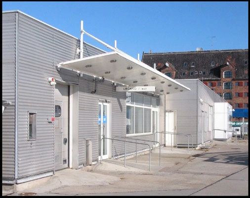 Flyvebådsterminalen Facade mod havn