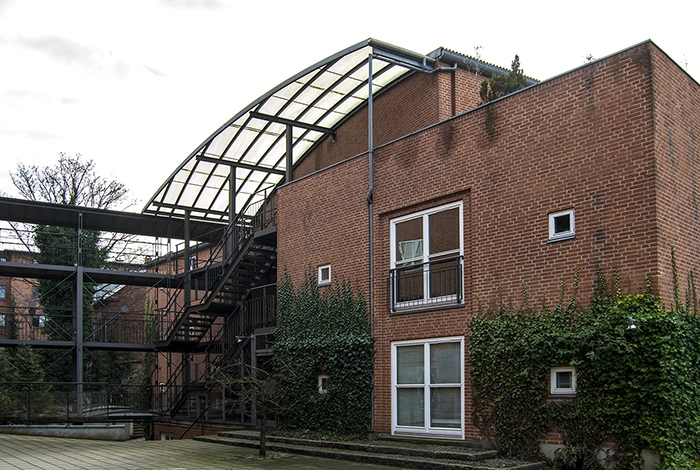 Mariendalsvej 18 Bagsiden af fronthusene