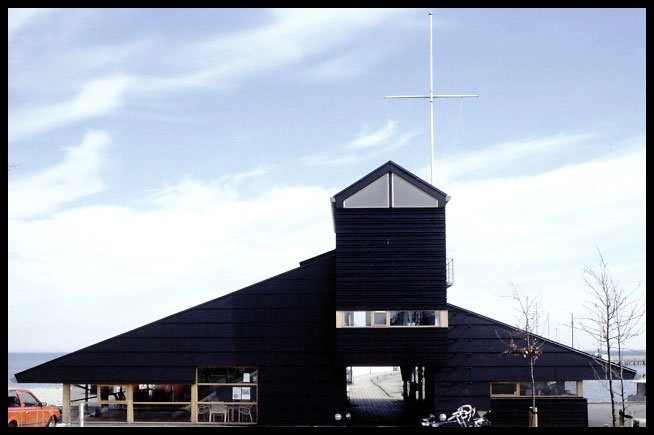 Vedbæk Havn Gavlparti