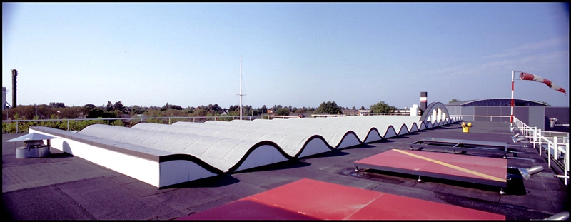 Lufthavnsterminal Afgangshallens tag