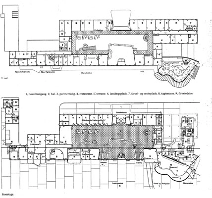 Lufthavnsterminal Plan