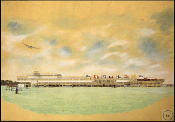 Lufthavnsterminal Akvarel I