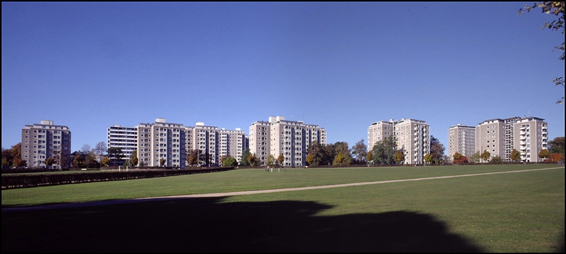 Bellahøjhusene Blik over Dyrskuepladsen