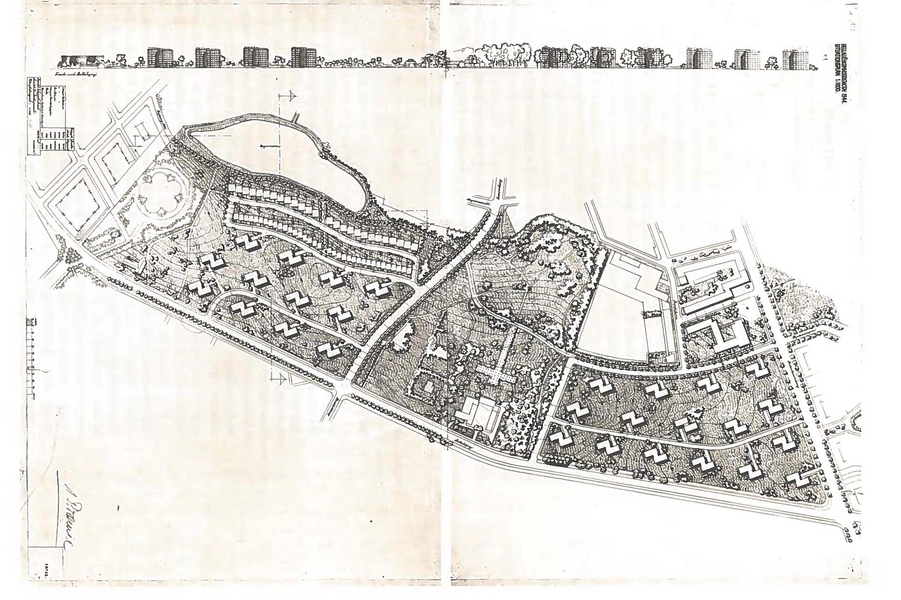 Bellahøjhusene Situationsplan