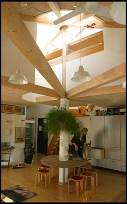 Fyrtøjet Tagkonstruktion