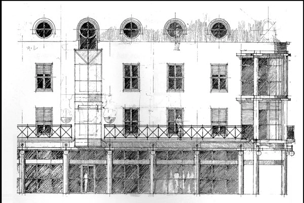 Mageløs 7 Facadetegning