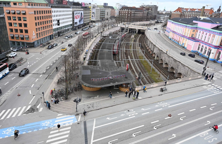 Vesterport Station Vesterport Station set fra Buen