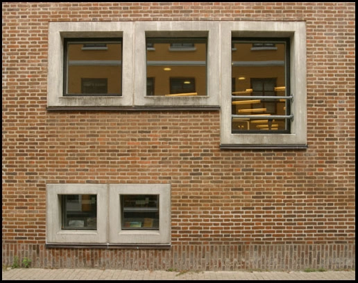 Aalborg Hovedbibliotek (Aalborg Medborgerhus og Bibliotek) Vinduedetalje
